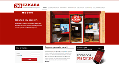 Desktop Screenshot of ezkabaseguros.com